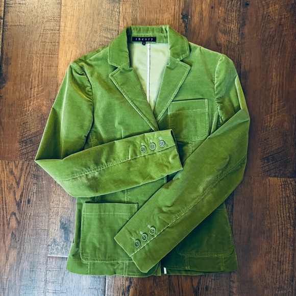 THEORY corduroy blazer, size 4 - Picture 2 of 14
